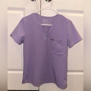 FIGS Lilac Scrubs, Top and Bottom